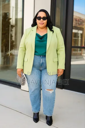 Plus Size Blauzer