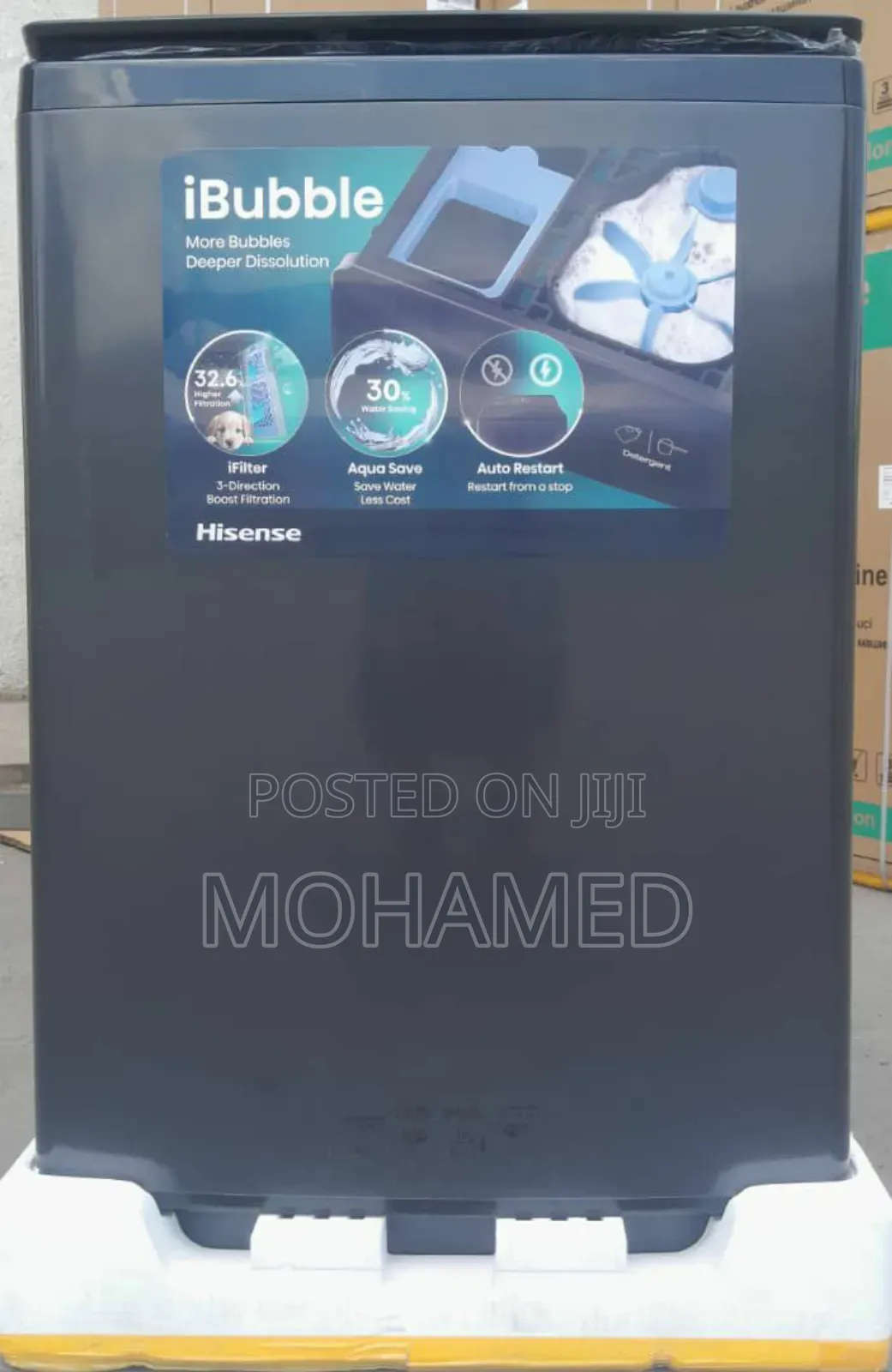 Hisense Topload Washing Machine 20kg Model Wt512013