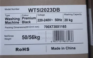 Hisense Topload Washing Machine 20kg Model Wt512013