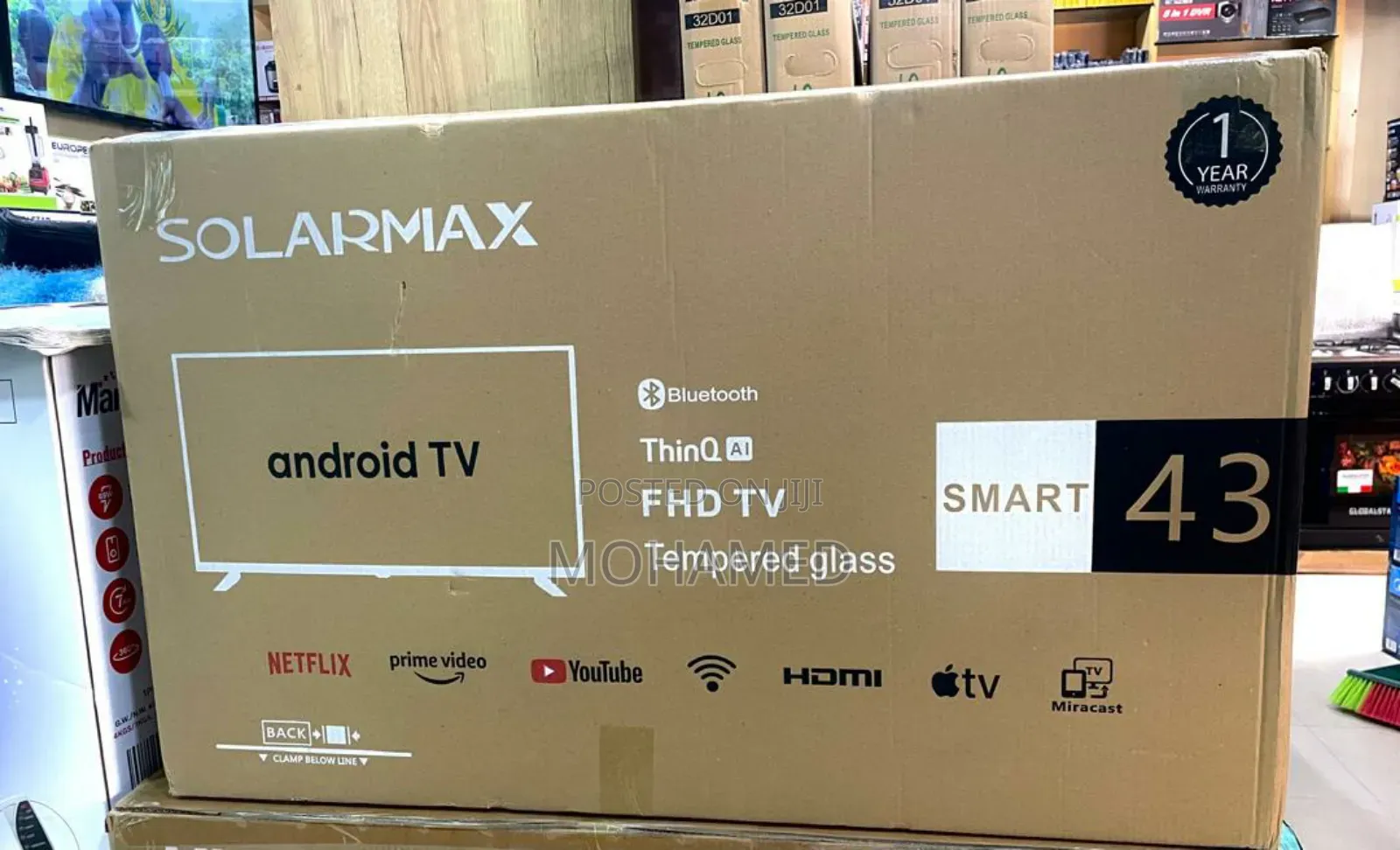 Solarmax Smart Android Inch 43 Double Glass