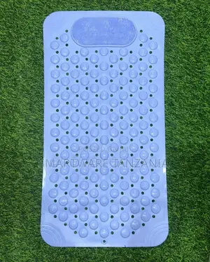 Rectangular Anti Skid Bath Mat With Foot Scrubber for Bath Room