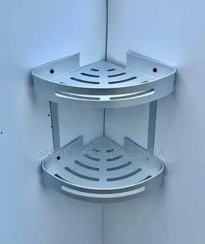 Corner Caddy Bathroom Shower Shelf Wall Mounted Silver for Bathroom