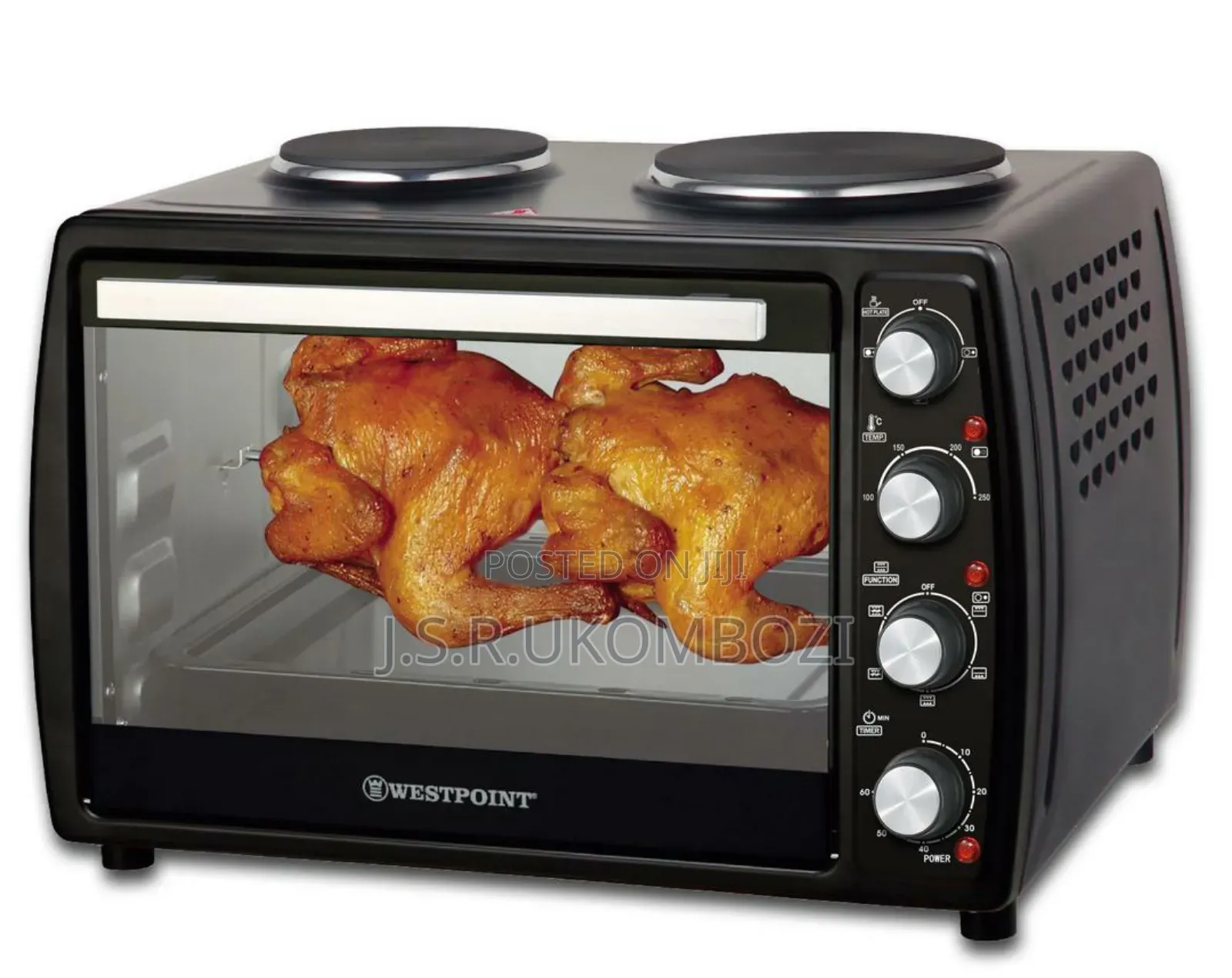 Westpoint Oven With 2plate Electricity
Capacity: 45l