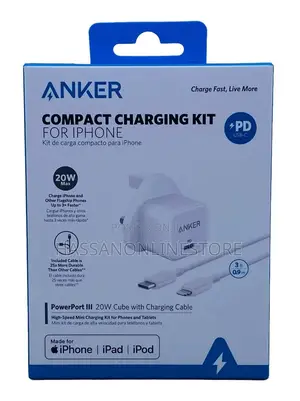 Anker Powerport 20w Charger to Usb-C to Lightning Cable - B2149k21