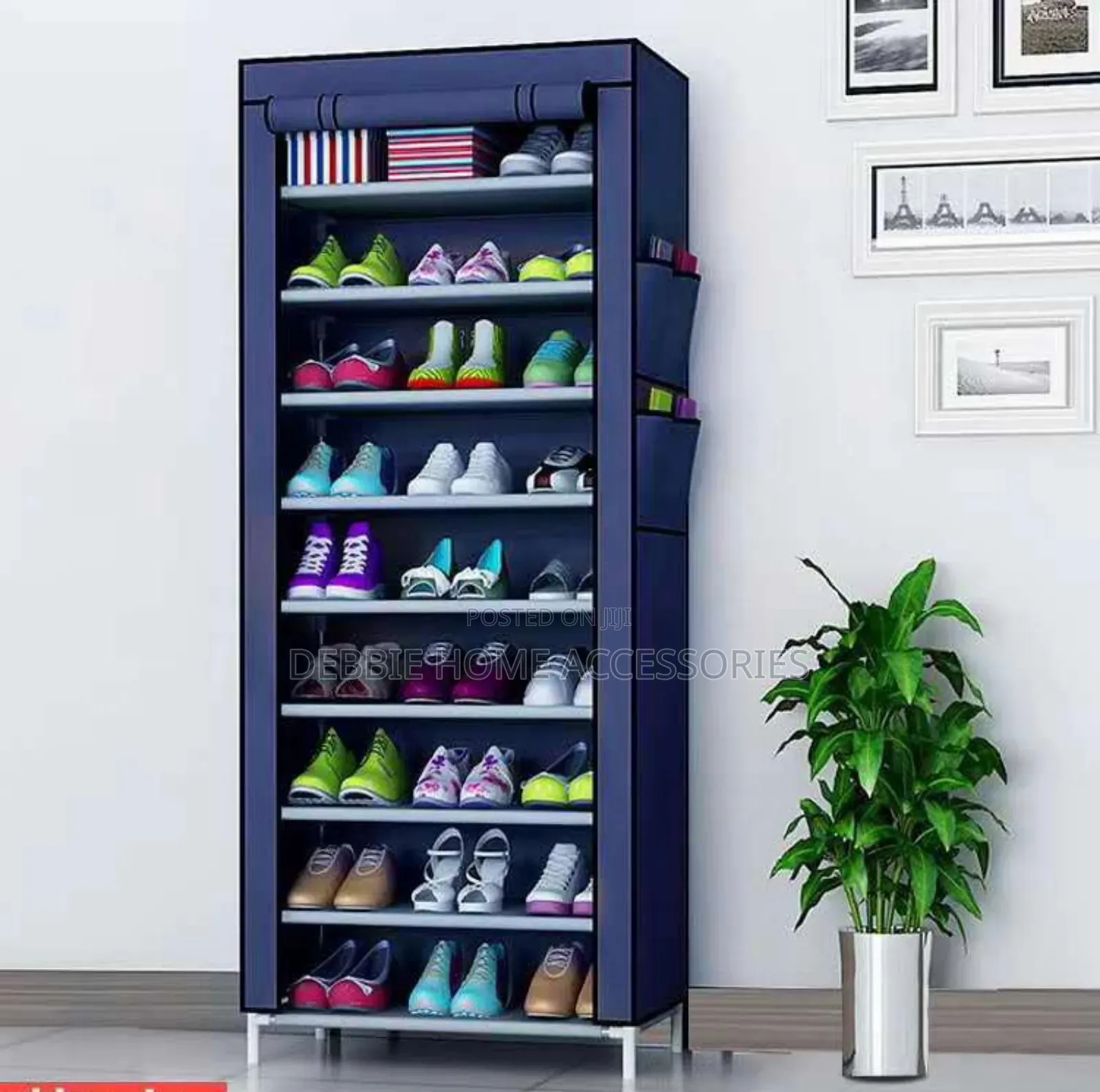 Multipurpose Portable Folding Shoes Rack