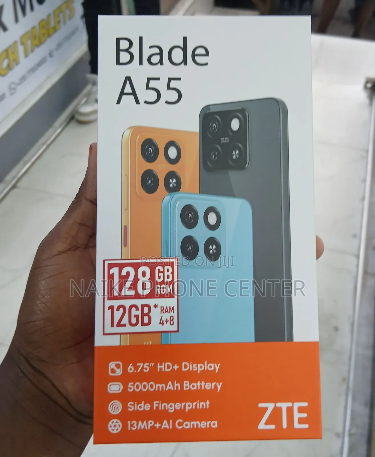 New ZTE Blade A55 128 GB Black