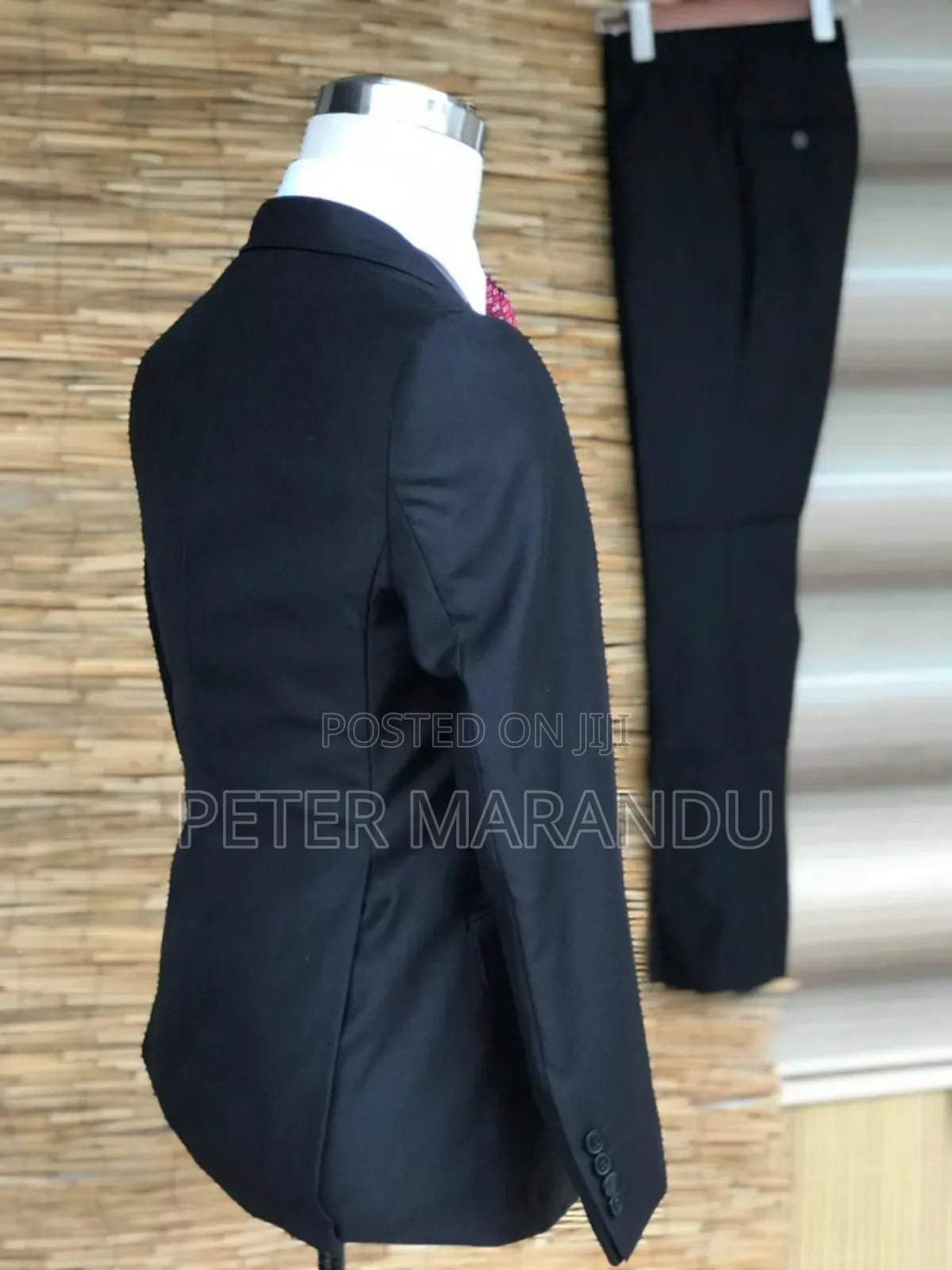 Official Brand Bargoza Men's Suits Black