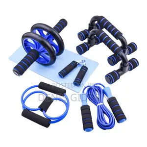 Home Exercise Roller,Jumping Rope,Pushups Stand