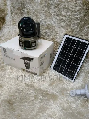 Smart Solar Security Camera Dual Lens Two Way Audio