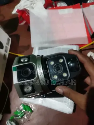 Outdoor Solar Camera Dual Lens Clear Night Vision