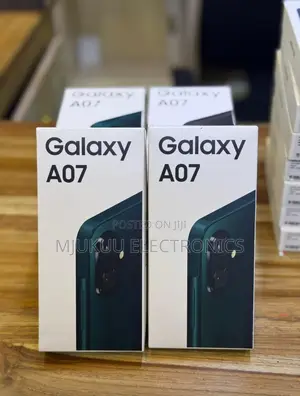 New Samsung Galaxy A07 4G 64 GB Black