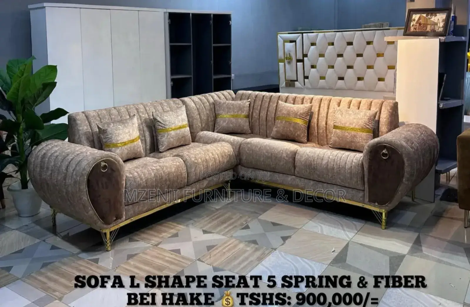 L Shaped Sofa of 5 Seat