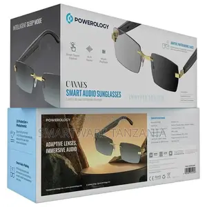 Powerology Cannes Smart Audio Sunglasses - Gold/Black