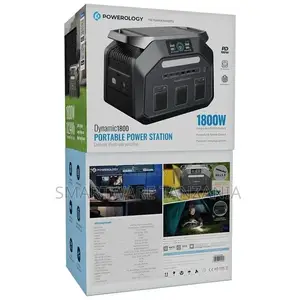 Powerology Dynamic1800 Portable Power Station 1800w - Black