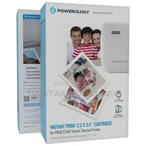 Powerology Instant Print 2.2×3.4" Cartridge - White