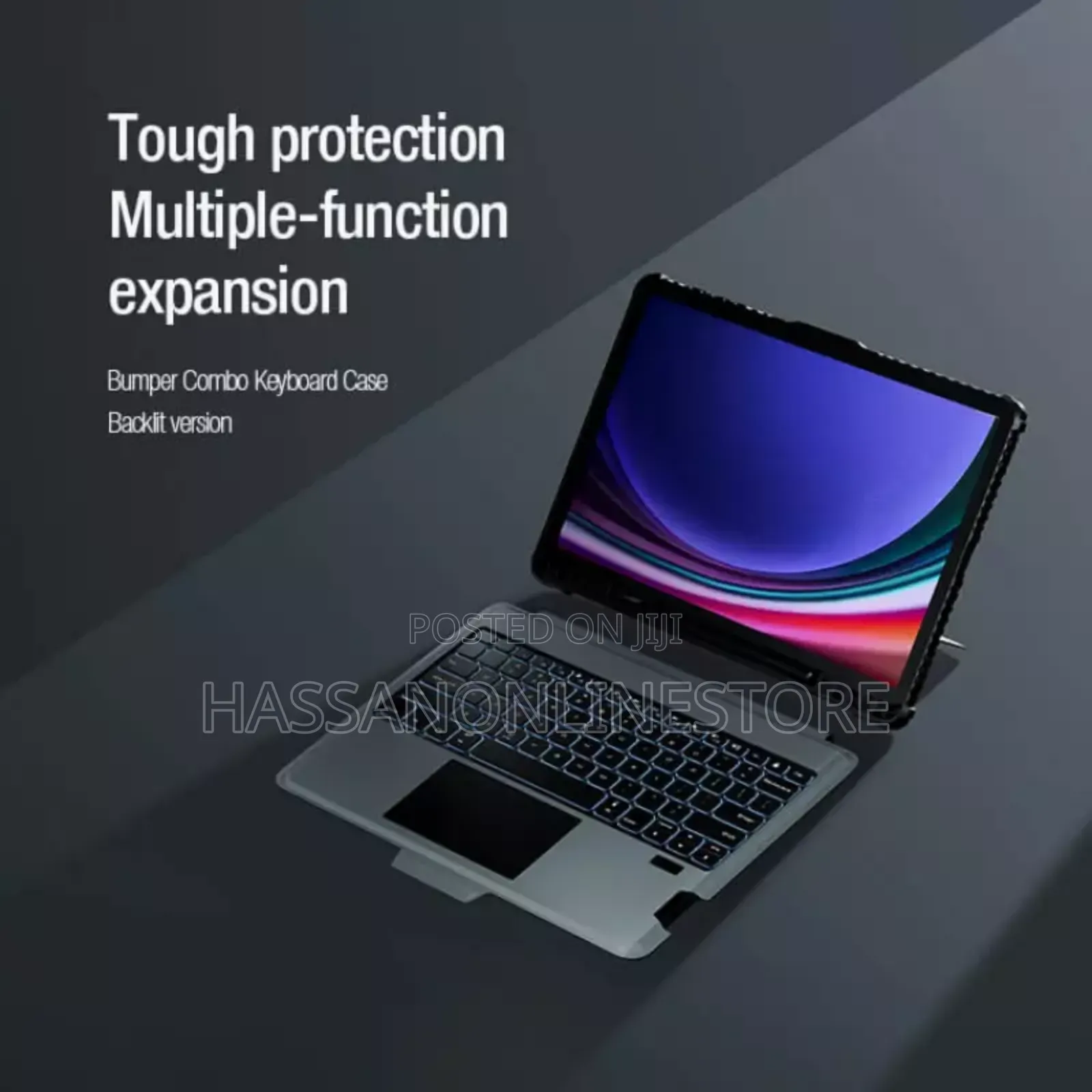 Nillkin Combo Backlit Keyboard Case for Galaxy Tab S8+/9+/9fe/10+