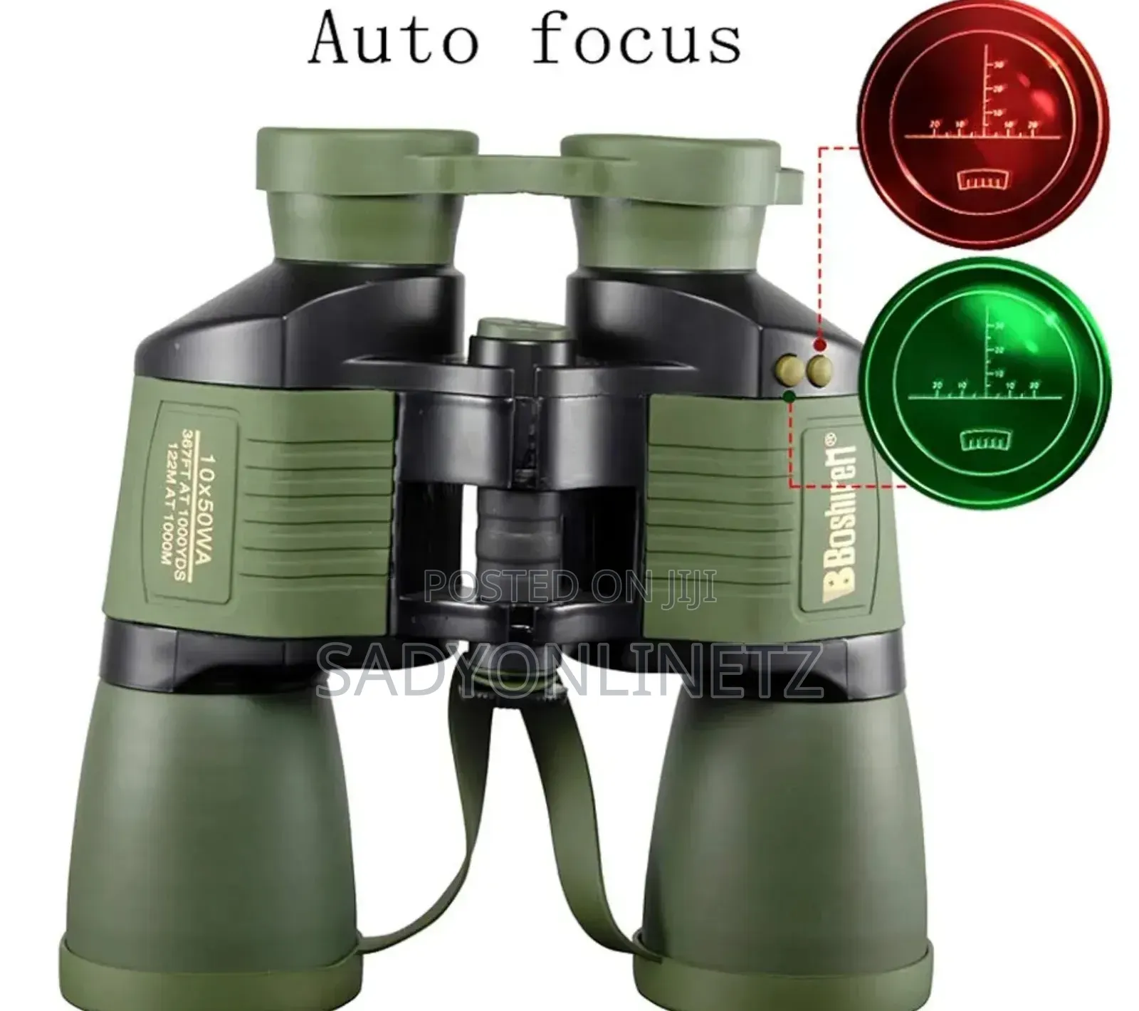 Green Binocular 10×50