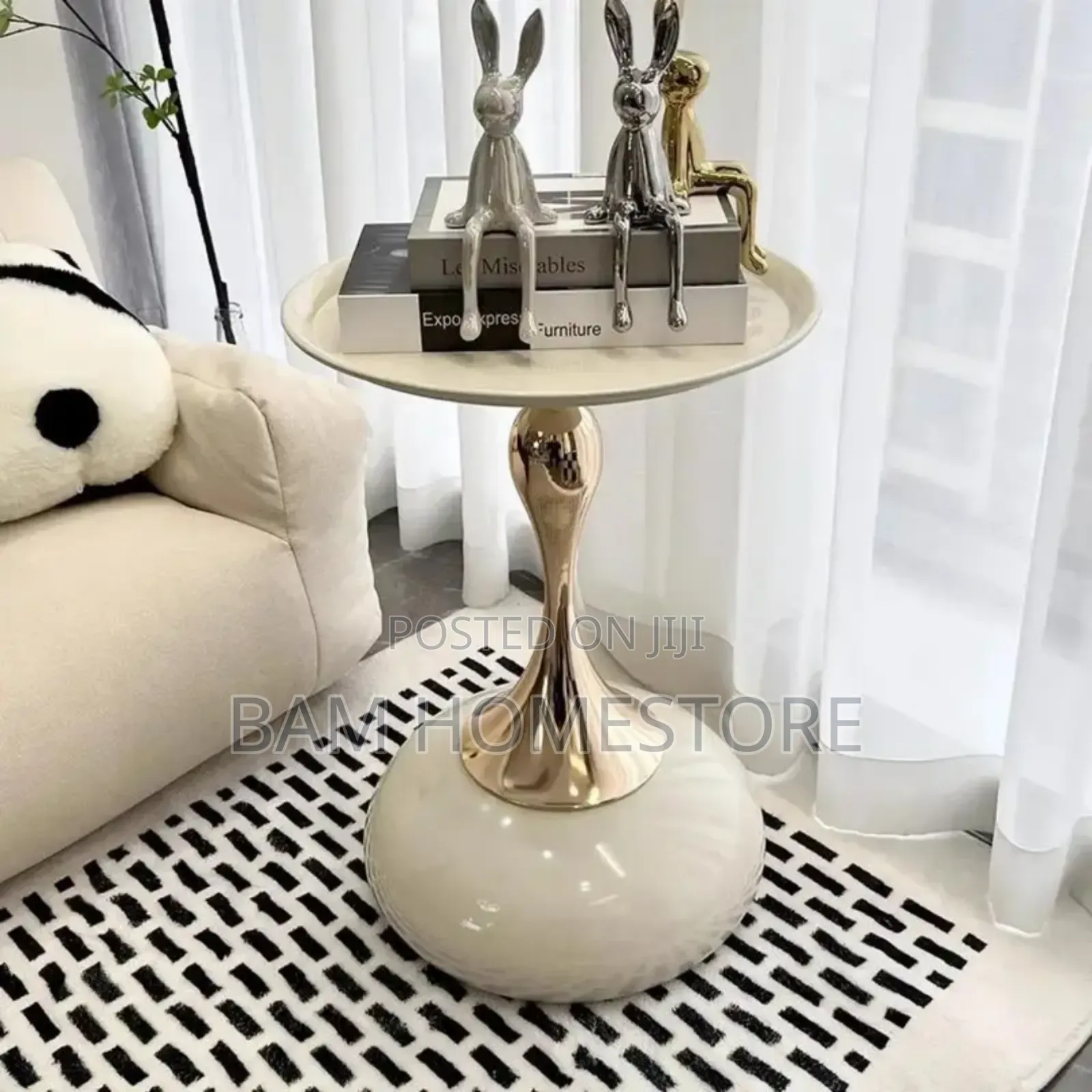 Modern Round Accent Table