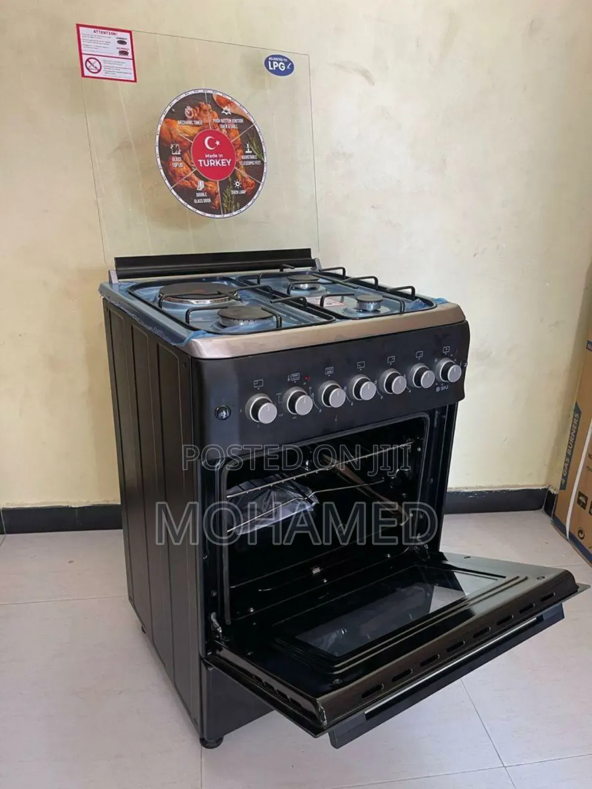 SPJ 3gas 1electric Cooker