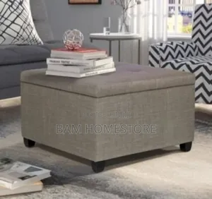 Fabric Storage Ottoman / Bench