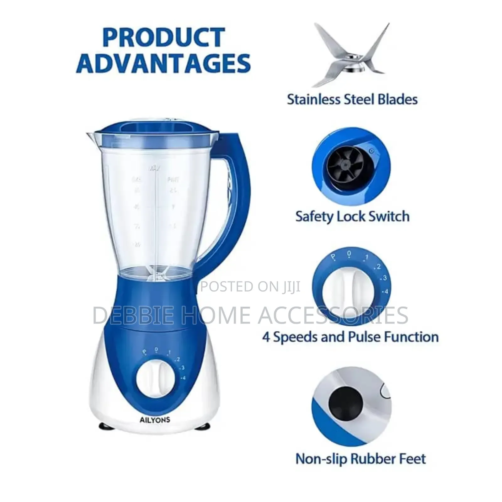 Ailyons 2 in 1 Blender and Grinder.