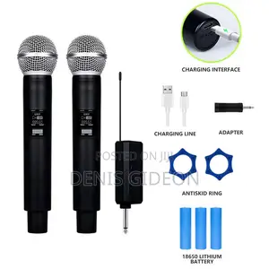Double Wireless Mic Mixer/Camera