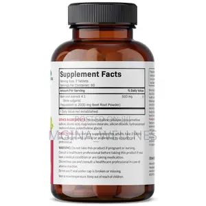 Futurebiotics Beet Root Extra Strength Equivalent to 2000mg Beet Root