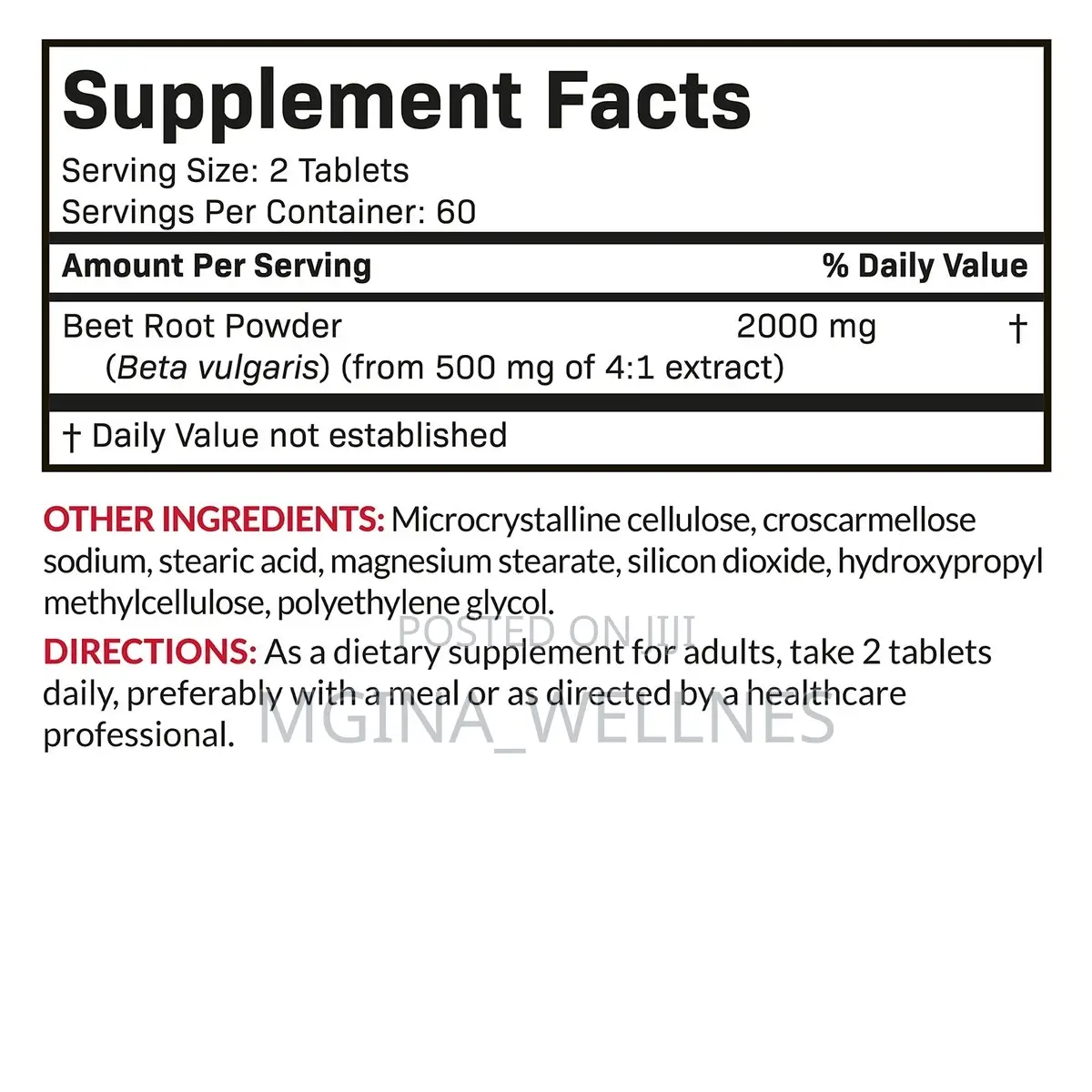 Futurebiotics Beet Root Extra Strength Equivalent to 2000mg Beet Root