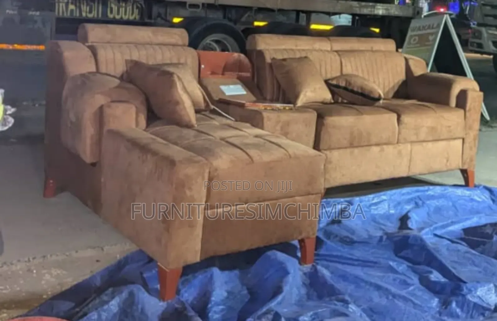L Shaped Design 4 Seat