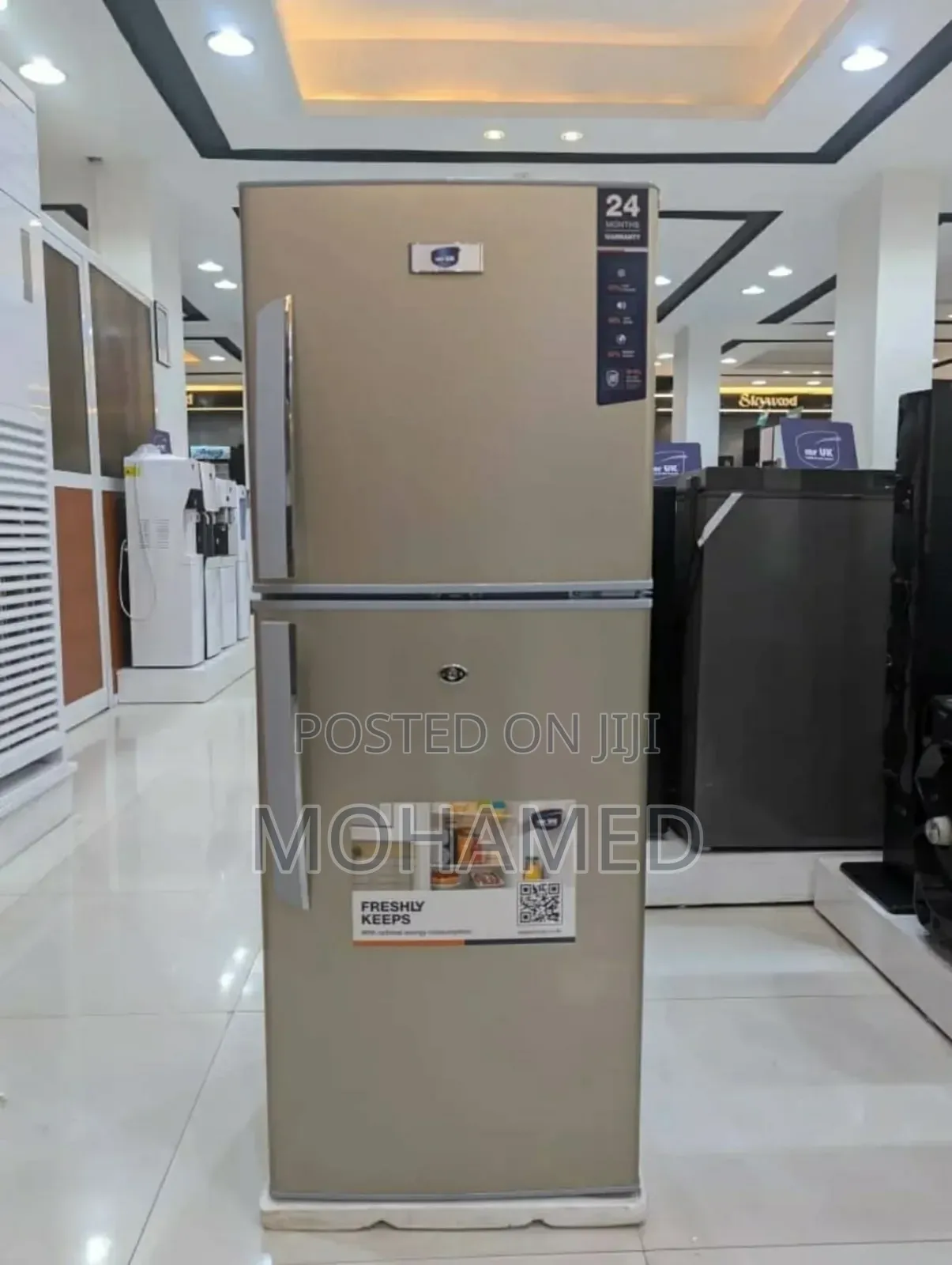 Mr Uk Fridge Lita 140 Gold Colour