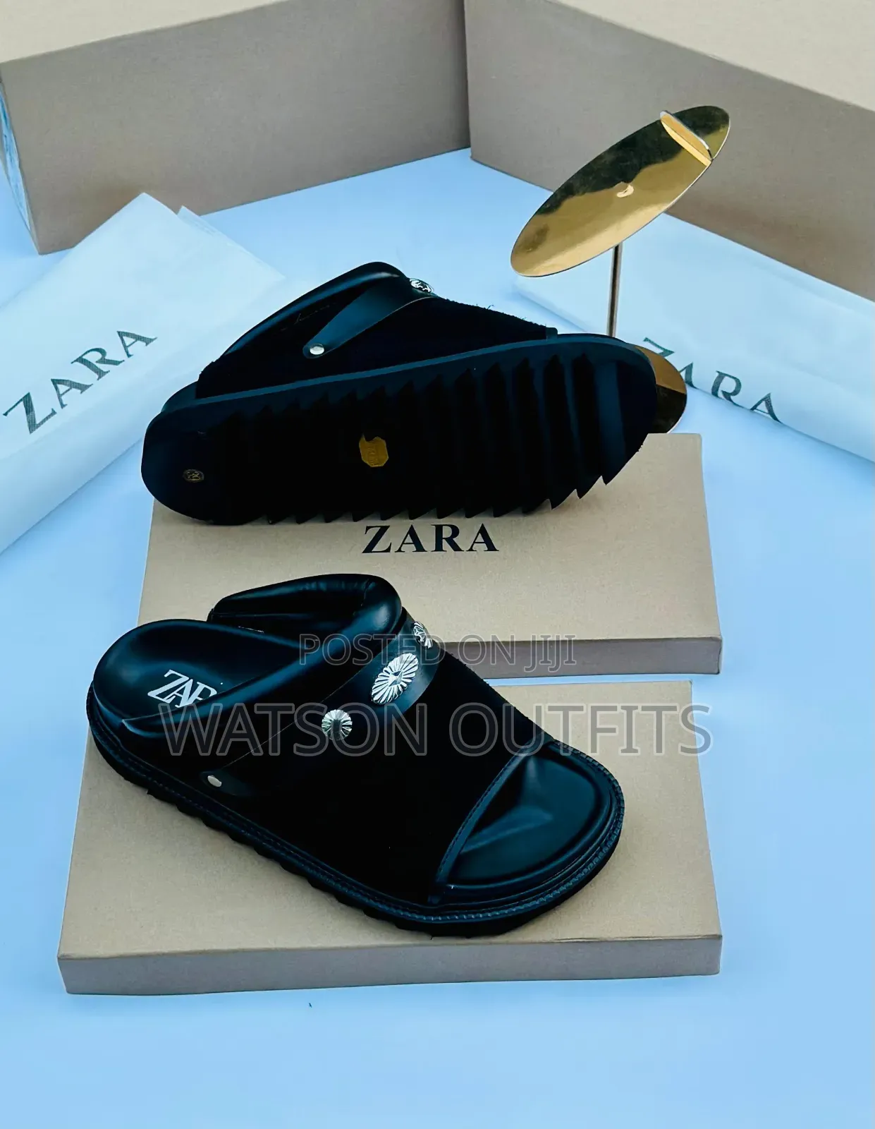 Men's Full Boxed Sandals or Sendo Official Za Ngozi Pure