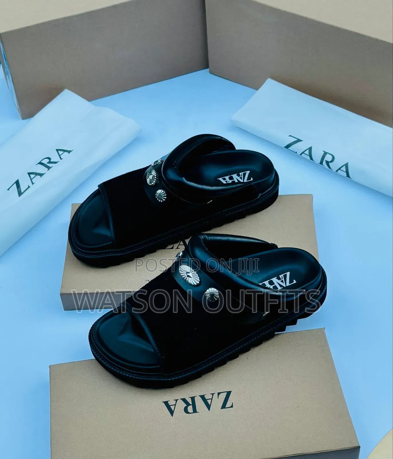 Men's Full Boxed Sandals or Sendo Official Za Ngozi Pure