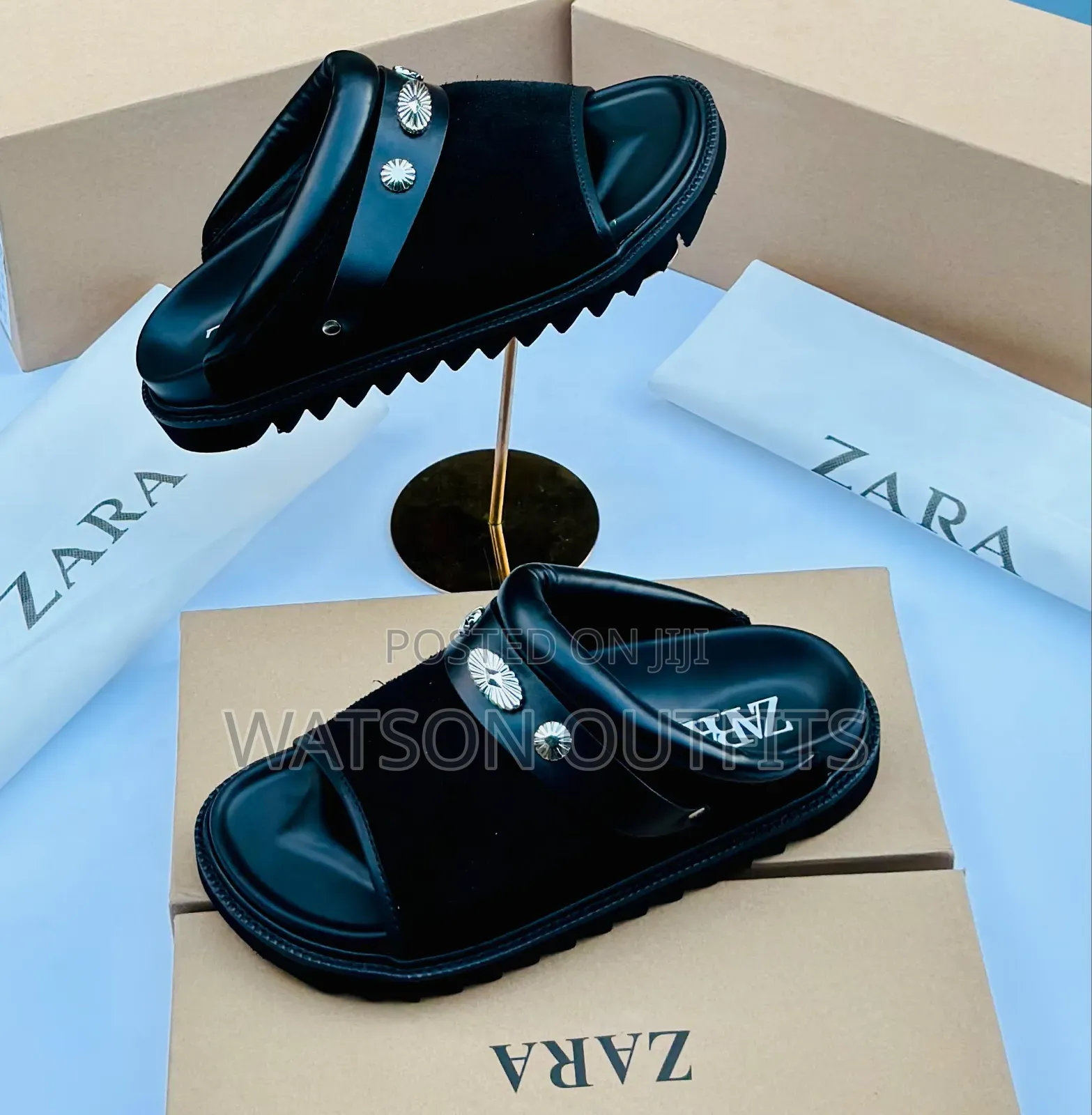 Men's Full Boxed Sandals or Sendo Official Za Ngozi Pure