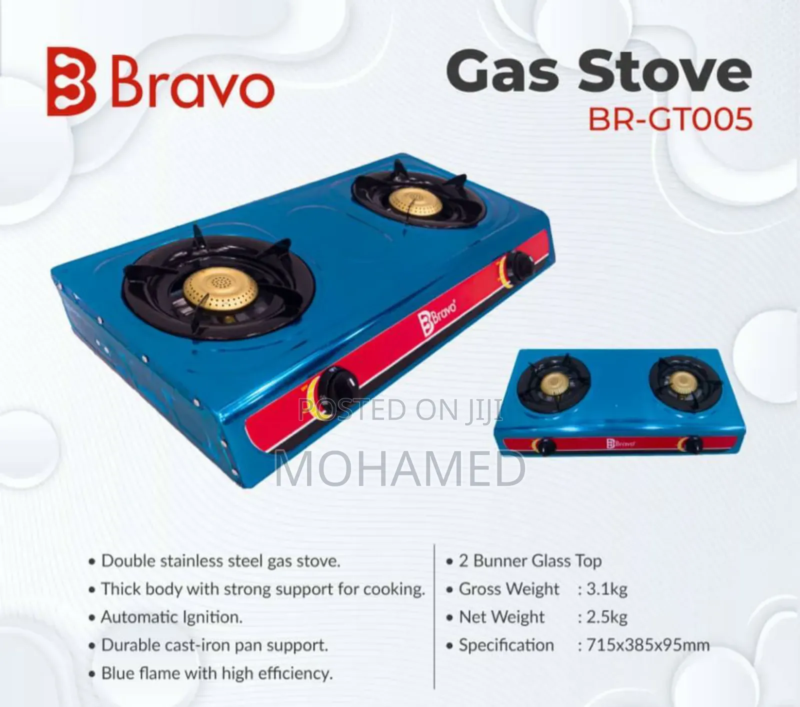 Bravo Gas Stove