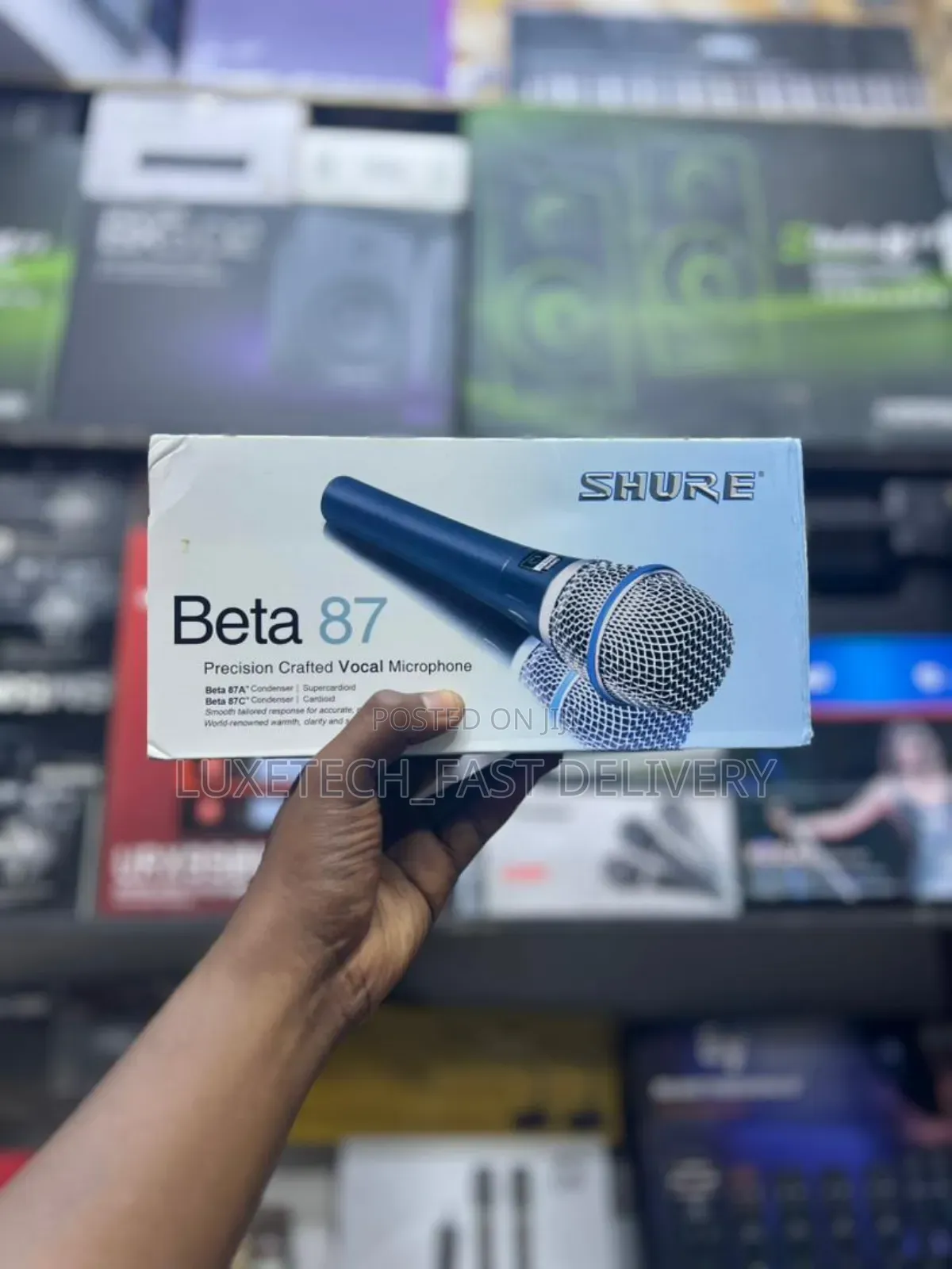 Shure Beta 87 Wired Vocal Microphone