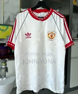 Manchester United Jersey 1991 White