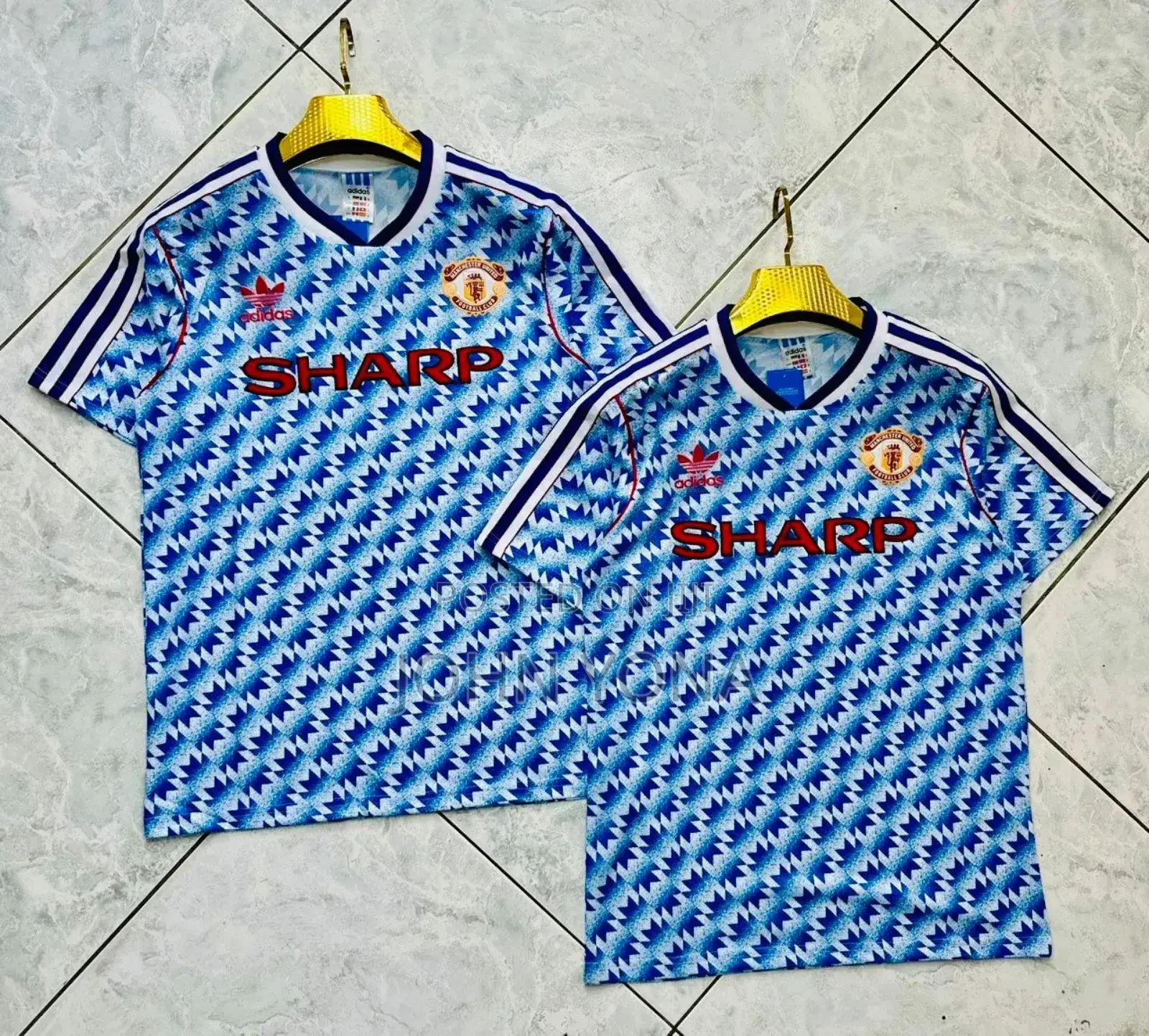 Manchester United Jersey 90/92 Snowflake