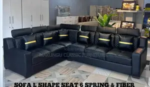 Sofa L Shaped Seat 6 Spring Na Fibres
