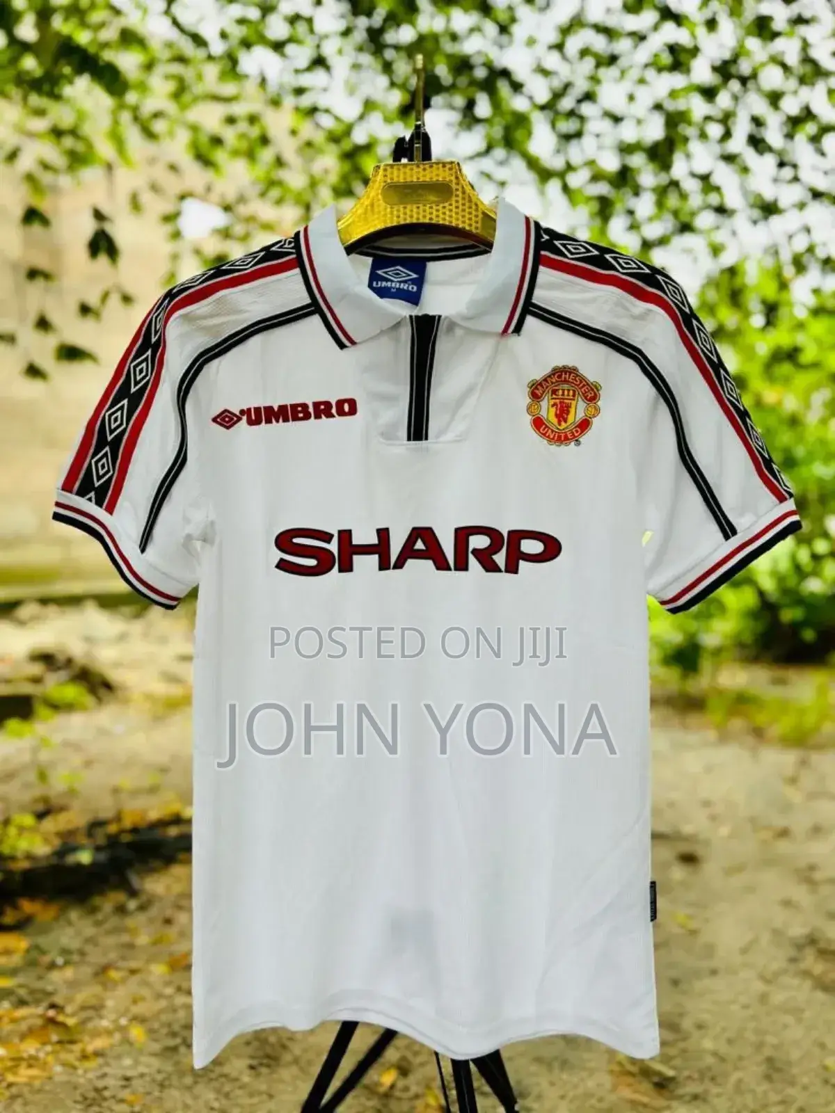Manchester United Jersey 1998/99 Sharp White