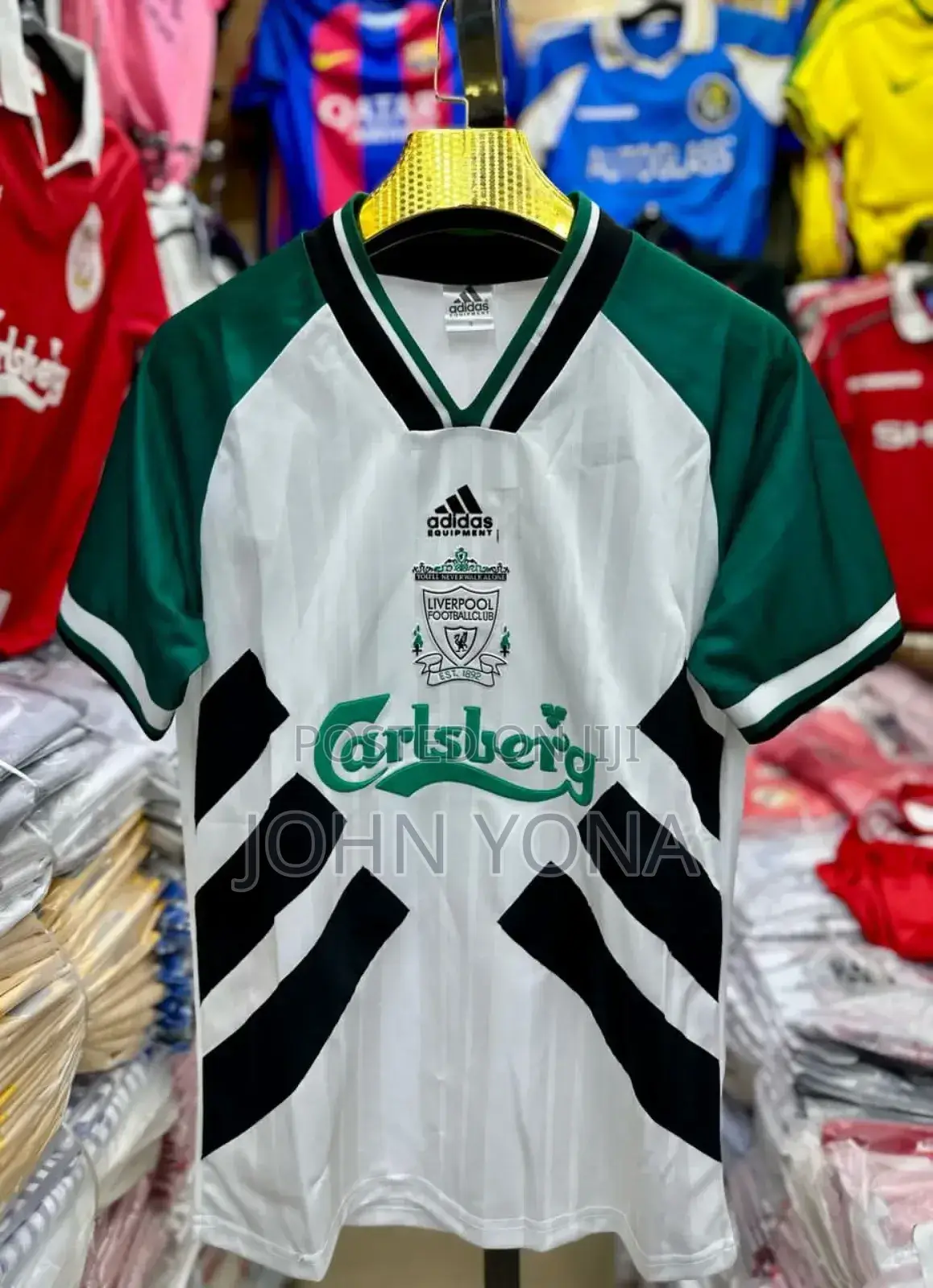 Liverpool Jersey Carlsberg Away 1993/95