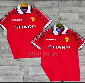 Manchester United Jersey 1999 Sharp Red