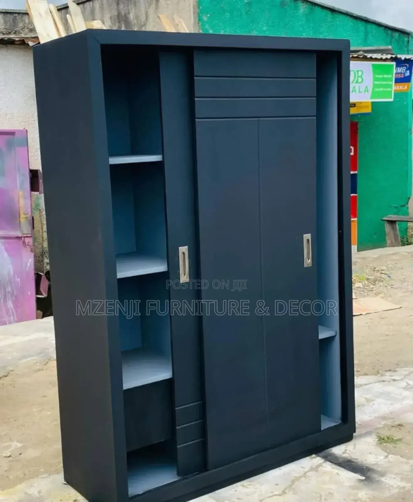 Sliding Wardrobes Black Color