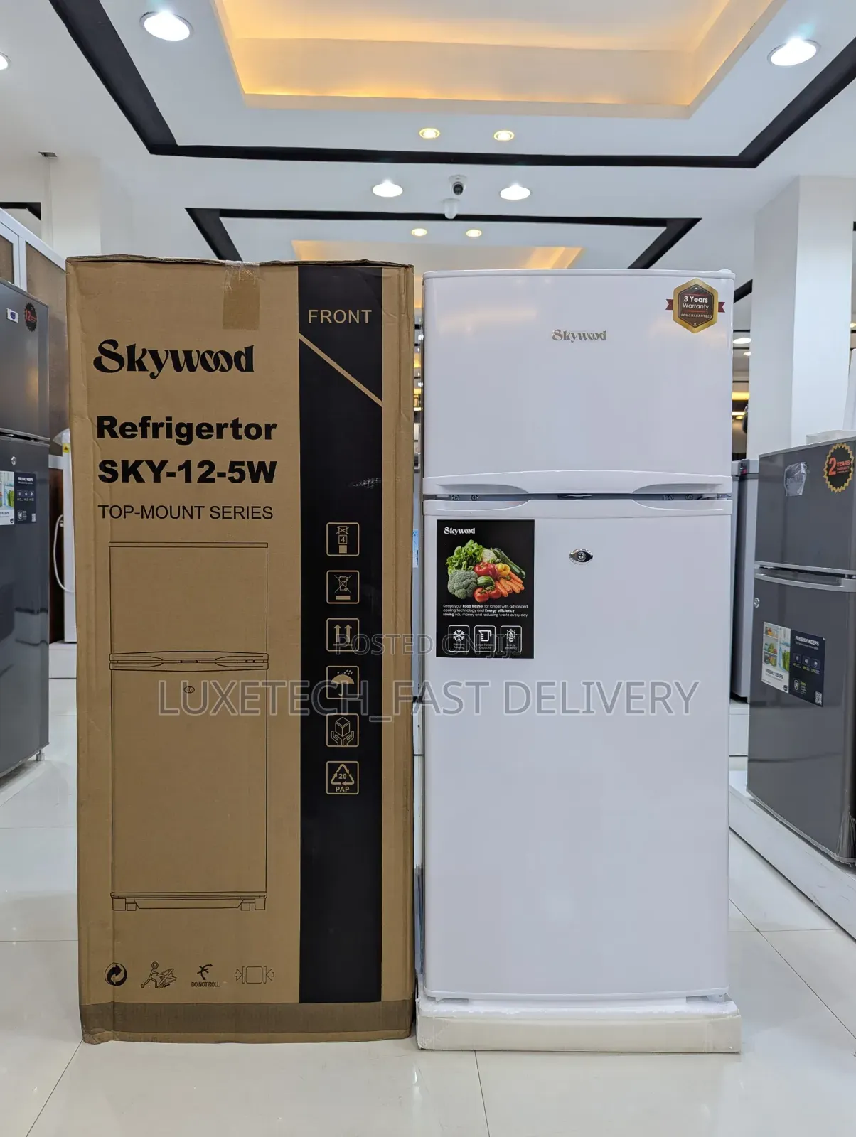 Skywood Refrigerator 125l Fast Cooling and Freezing