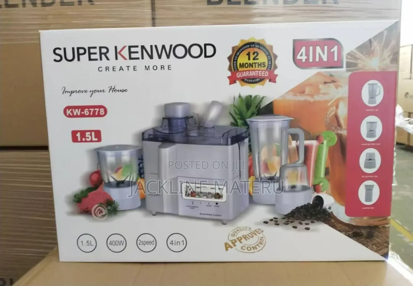 Kenwood Blender 4in1
