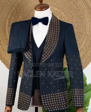 A Nice Suit With Distinctive Shawl Lapel Design