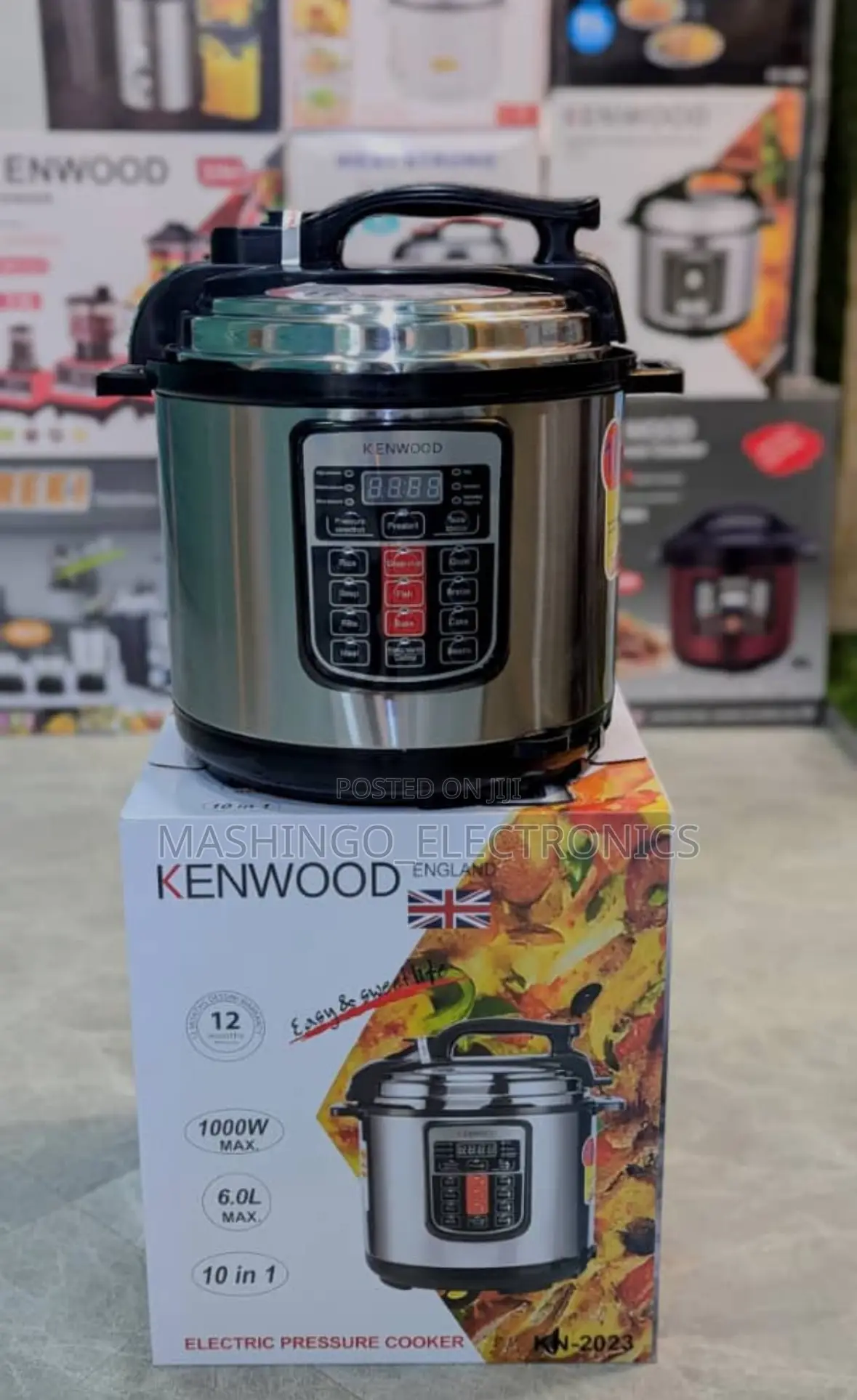 10-in-1 Electric Pressure Cooker 6.0l