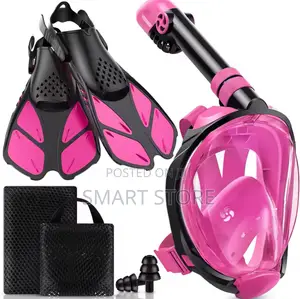 Smooth Breathing Dry Snorkel Set – Foldable Portable