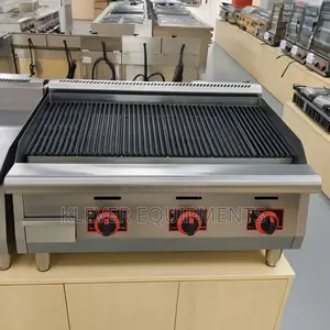 3 Burners Gas BBQ Lava Rock Grill Model Wg-Gh-36h