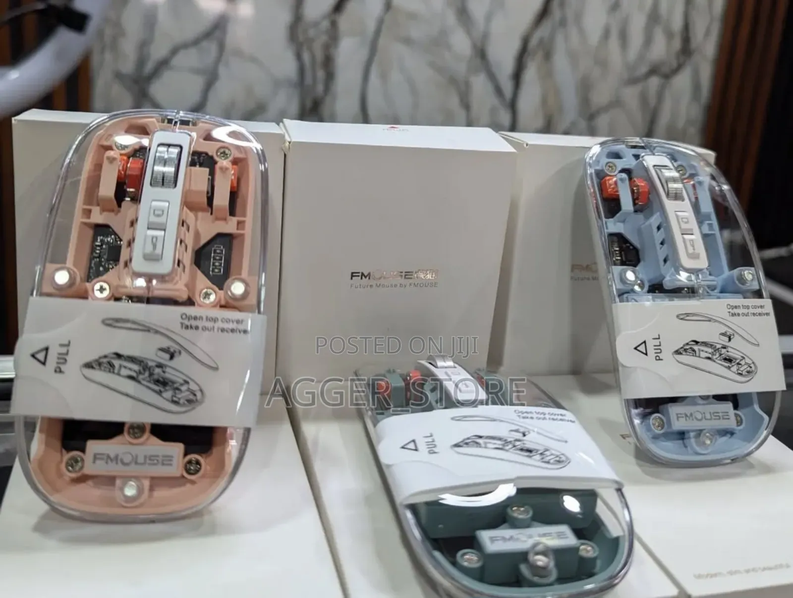 Wireless Rechargeable Transparency Mouse