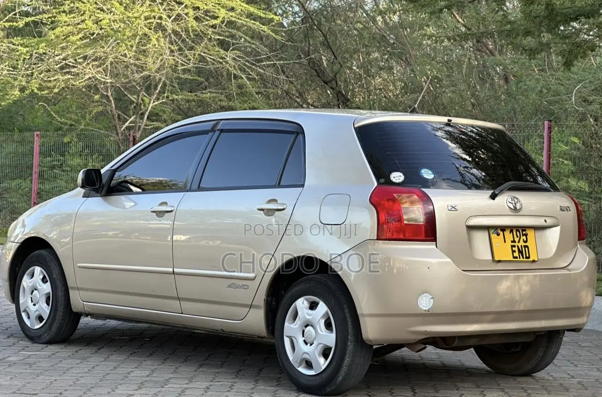 Toyota Allex 2004 Gold